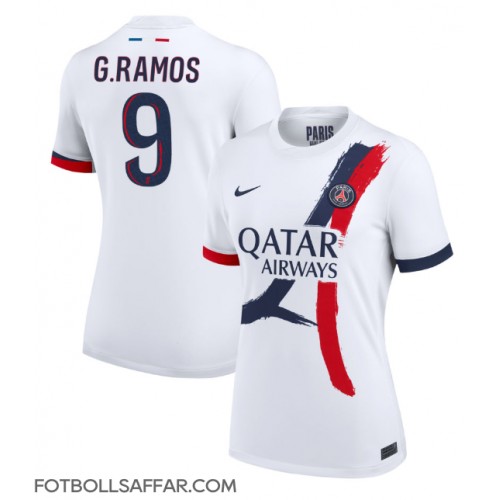 Paris Saint-Germain Goncalo Ramos #9 Bortatröja Dam 2024-25 Kortärmad